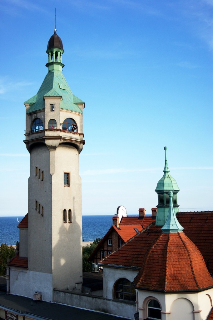 The lighthouse in Sopot, Poland